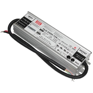 Alimentation LED Meanwell HLG-240H-12 240W à sortie unique 12V avec gradation 0-10V et PFC - Product Image 1