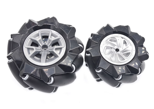 Rueda Omni de 60mm, 80mm y 97mm con Motor de acoplamiento de Metal Hexagonal de 6mm, rueda Mecanum para Robot Inteligente AGV - Product Image 5