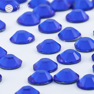 Хрустальные стразы Hot Fix оптом, круглые, с плоским дном, для декора ногтей, размеры SS6-SS30, стеклянные кристаллы - Product Image 4