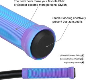Couvre-guidon de vélo en caoutchouc silicone antidérapant, durable, avec logo personnalisé pour vélos de route, BMX, cruisers et vélos pour enfants - Product Image 3