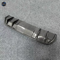 Diffuseur de pare-chocs arrière en fibre de carbone pour BMW X4 F26 2014-2018, style HM, séparateur inférieur arrière sport, kit carrosserie amélioré