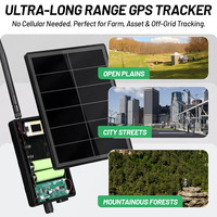 Répéteur de nœud solaire en mesh D5L-H5 avec module GPS LoRa Heltec Tracker V2 intégré, kits de dispositifs Meshtastic Meshcore clignotants, traceur GPS