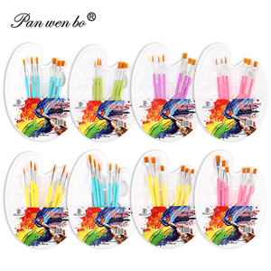 Palette de dessin pour adultes, pinceaux à aquarelle, ensemble de pinceaux professionnels en nylon pour artistes, avec palette pour la <span class=keywords><strong>peinture</strong></span> acrylique - Product Image 2