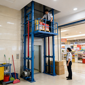 <span class=keywords><strong>Lift</strong></span> Barang Hidrolik Baja Kompak Pengangkat Kargo Kecil dengan Kontrol Nirkabel dan Tinggi Angkat 3m untuk Toko Ritel - Product Image 3