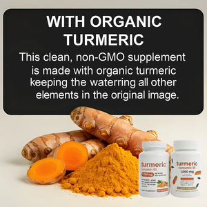 Curcuma 1000 mg Curcumine 95 Complément alimentaire 120 capsules <span class=keywords><strong>Propolis</strong></span> d'abeille Gingembre Extrait <span class=keywords><strong>de</strong></span> poivre noir Huile MCT Antioxydant - Product Image 2