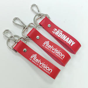 Porte-clés en cuir de haute qualité, design personnalisé, durable, minimaliste, pour clés de voiture, porte-clés personnalisés, promotions, salon automobile, cadeaux d'affaires - Product Image 6