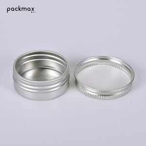 25ml <b>Empty</b> Aluminum Jar for Face Cream Cold Cream Loose Powder Balm - Hand Cream Scrub Tin <b>Box</b> Wholesale - Product Image 2