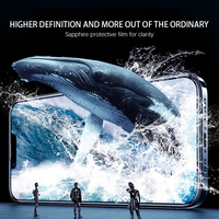 Protection d'écran en verre trempé universelle anti-rayures et anti-espion 2.5D à bords incurvés 7H pour Xs Max, film de sécurité HD ultra-fin