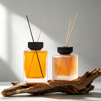 Diffuseur de parfum en verre de haute qualité, grande capacité, 550 ml, 570 ml, avec bouchon