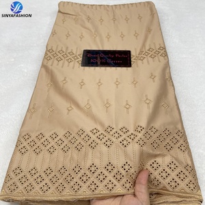 Sinya dernier africain polonais hommes dentelle tissu haute qualité broderie suisse Voile dentelle en suisse 100% coton pour robe de soirée - Product Image 3