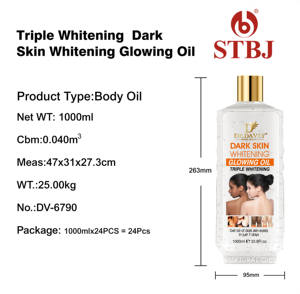 <span class=keywords><strong>DR</strong></span>.DAVEY Minyak Tubuh Kulit gelap tiga Pemutih Minyak Tubuh bersinar bau OEM minyak yang bagus untuk tubuh - Product Image 3