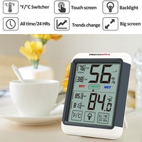 ThermoPro TP55 Moniteur numérique de température et d'humidité, thermomètre d'ambiance