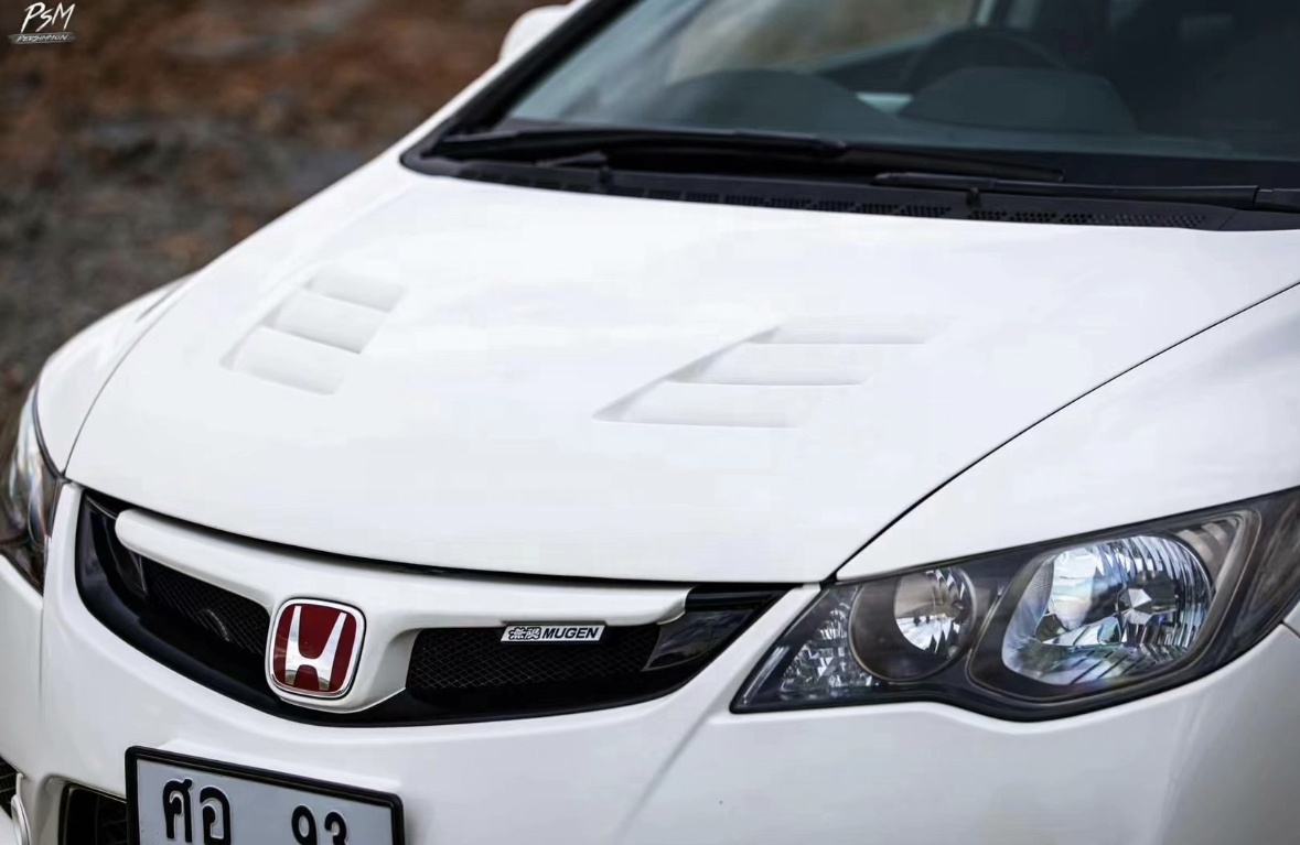 ホンダ シビック FD2 (2006-2011) カーボンファイバー グリルパーツ