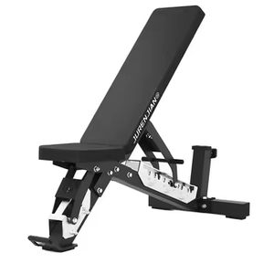 Banc de musculation réglable pour salle de sport, banc de musculation pliable, construction métallique sécurisée, design portable pour développé couché, musculation - Product Image 1