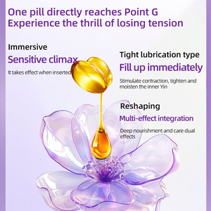 Qizhen Yipin Capsule Morbide Lubrificanti per il Restringimento Vaginale, Estratti di Erbe Naturali Senza Additivi per la Pulizia Vaginale - Product Image 4