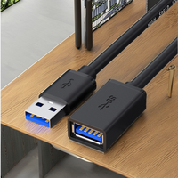 Câble d'extension USB 3.0 mâle vers femelle Dajiang OEM avec cuivre pur et gaine en PVC pour utilisation avec appareil photo