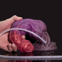 Nouveau Godemiché à pulvérisation d'eau en silicone liquide pour hommes et femmes, masturbateur orgasmique, jouet pour adultes, pénis éjaculateur