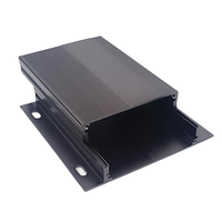 Boîtier de contrôle OEM Mini PC 69x27 Profilés en aluminium Usinage CNC Boîtier métallique avec dissipation de la chaleur Montage mural Boîtier de circuit imprimé