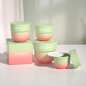 กระปุกครีมบำรุงผิวทรงชาม PP ขนาด 50 มล. 100 มล. 200 มล. 300 มล. 500 มล. แบบหรูหรา สีตามสั่ง พร้อมฝาไม้ไผ่ - Product Image 5