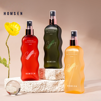 Botol Semprot Parfum Bentuk Persegi Khusus 150ml dengan Sablon Sutra dan Stempel Emas Botol Lotion & Serum Perawatan Kulit