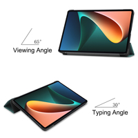 Funda de piel sintética de triple pliegue con soporte para tablet Android, compatible con Xiaomi Pad 5 / 5Pro / 5G 2021 de 11 pulgadas, ¡la más vendida!