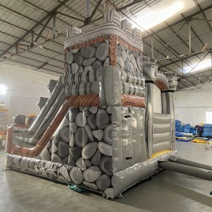 Maestoso castello gonfiabile <span class=keywords><strong>centro</strong></span> giochi cavaliere drago tema PVC telone materiale per uso interno/esterno commerciale residenziale - Product Image 4