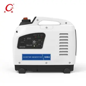 Uso domestico 1.6kVA generatore di benzina potenza generatore di Inverter digitale 1350W portatile doppio controllo del carburante avviamento a strappo Mini generatore