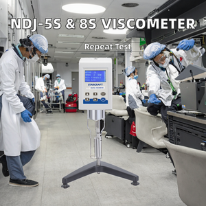 Viscosímetro Rotatorio Digital Veidt Weighing Brookfield NDJ-5S, Probador de Viscosidad de Laboratorio para Necesidades de Viscosimetría - Product Image 3
