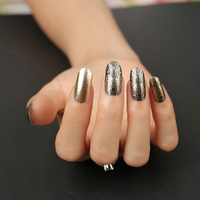 Nouvelles Décorations d'Ongles 3D UV Japonaises en Forme de Cœur Scintillant, Autocollants Adhésifs pour Ongles, Couverture Complète, Vernis à Ongles, Décoration Nail Art