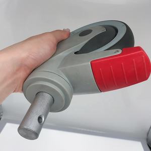 Roda giratória de haste sólida, equipamento médico de 5 polegadas, haste de 125mm, cama hospital, tpr - Product Image 5