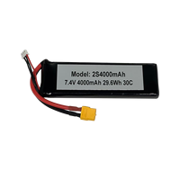 بطارية ليبو 2S V Lipo حزمة ناعمة 30mah مع XT90 لسيارة الصليب الأحمر الشاحنات المركبات دبابات القوارب هواية سباق