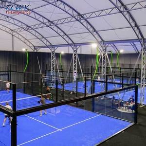 Terrain <span class=keywords><strong>de</strong></span> padel classique 10*20m, design panoramique unique, résistant aux intempéries, livraison directe d'usine, durée <span class=keywords><strong>de</strong></span> vie <span class=keywords><strong>de</strong></span> 20 ans. - Product Image 1