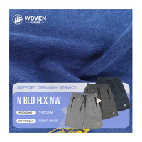 Shaoxing Wovenfuture Brésilien 100d 90% T 10% Sp 4 Way Stretch Polyester Melange Cationique Spandex Tissu pour Vêtements de Sport