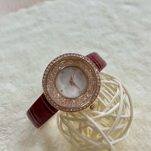 Reloj de Pulsera de Cuarzo Romántico para Mujer con Esfera de 32 mm, Correa de Acero Inoxidable de Lujo, Correa de Oro Rosa, Logotipo Personalizado, Moderno para Damas - Product Image 2