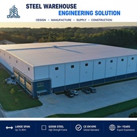 Edificio de Almacenamiento de Acero, Estructura Prefabricada, Taller de Fabricación, Instalación de Almacenamiento para Proyectos de Expansión Industrial