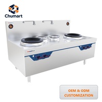 Cuisinière industrielle modulaire pour restaurant, idéale pour les chaînes de restauration rapide, les cantines scolaires et la restauration.