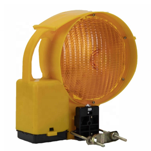 Luz <span class=keywords><strong>Led</strong></span> ámbar intermitente de emergencia para construcción, luz estroboscópica de advertencia, funciona con batería, para seguridad de tráfico en carretera, barricada, valla - Product Image 1