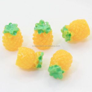 Mini Dijes de Resina de Piña 3D de 12mm para Mujeres y Niñas, Llaveros, Dijes para Slime, Decoración para Manualidades DIY - Product Image 3