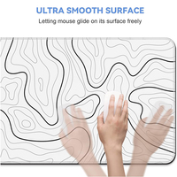 Fabrication sur mesure de tapis de souris de jeu de grande taille avec impression de motifs colorés, bord cousu, tapis de bureau pour gamer, tapis de sublimation
