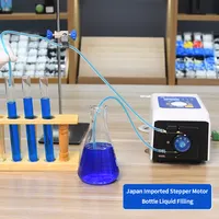 छोटे प्रयोगशाला पैर पेडल अभिकर्मक बोतल भरने पंप क्रमिक वृत्तों में सिकुड़नेवाला स्वत: तरल भरने क्रमिक वृत्तों में सिकुड़नेवाला पंप