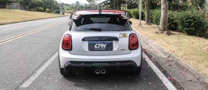 Rear Roof Spoiler for Mini Cooper F55 F56 JCW Carbon Fiber Tailgate ...