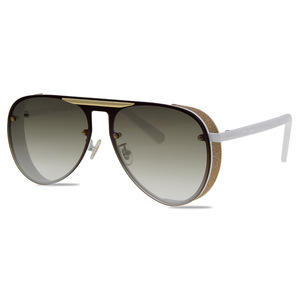 Gafas de sol de una pieza para <span class=keywords><strong>hombre</strong></span> y mujer, <span class=keywords><strong>anteojos</strong></span> de sol de marca reemplazable, deslumbrantes, estilo Retro, a la moda, novedad de <span class=keywords><strong>2022</strong></span> - Product Image 3