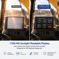 Módulo LCD TFT IPS de 5.0" 800*480 con Retroiluminación LED de Borde RGB ST7262 1100Nit -30~85 Grado Industrial 60Hz para el Mercado de Repuestos Automotrices