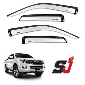 Visera deflectora de viento para ISUZU <span class=keywords><strong>DMAX</strong></span>, visera de protección contra la lluvia, doble tono, color negro, venta directa de fábrica, nuevo - Product Image 1