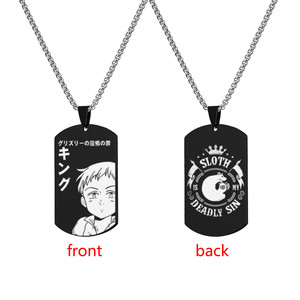 <span class=keywords><strong>Anime</strong></span> los siete pecados <span class=keywords><strong>capitales</strong></span> collar Meliodas Elizabeth Liones colgante Halloween hombre mujer Cosplay Prop accesorios regalos - Product Image 5