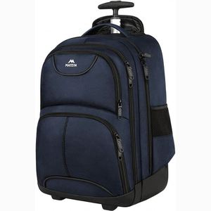 BSCI Factory High Quality Traveling School Laptop Bag With <b>Wheel</b> Rolling <b>Backpack</b> for Our Door - Product Image 1