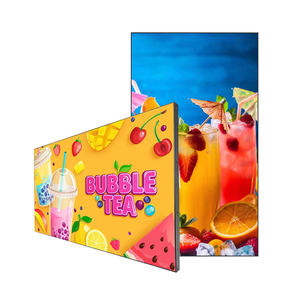 55 Inch Hẹp Bezel Nhà Hàng <span class=keywords><strong>LCD</strong></span> Tường Menu Hiển Thị Android Wifi Trần Gắn Cửa Sổ Tv Màn Hình - Product Image 1