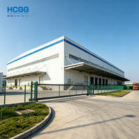 Almacén Prefabricado de Acero Resistente al Fuego, Kits de Estructura de Acero Q235b Q355b, Sistema de Aislamiento con Paneles Sándwich para Construcción