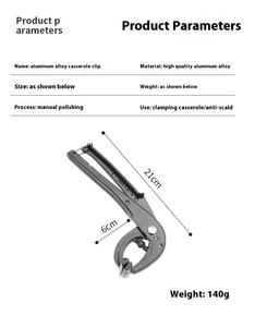 Pot en pierre de style coréen Bibimbap pinces spéciales antidérapantes anti-brûlures en métal <span class=keywords><strong>poulet</strong></span> braisé ustensiles commerciaux noirs - Product Image 6