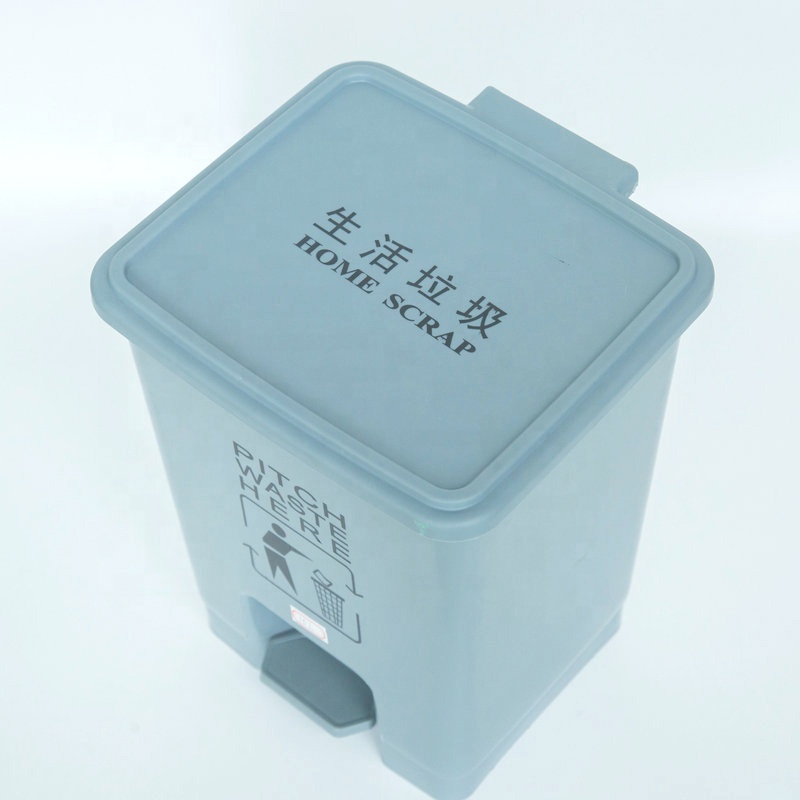 Custom Design Different Size Waste Bin Plastic Dustbin, Pedal Garbage Can/